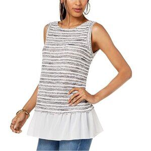 INC Sleeveless Sweater Layered Tank Top NEW SMALL